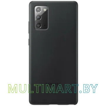 Чехол Samsung Leather Cover для Galaxy Note 20 (черный)
